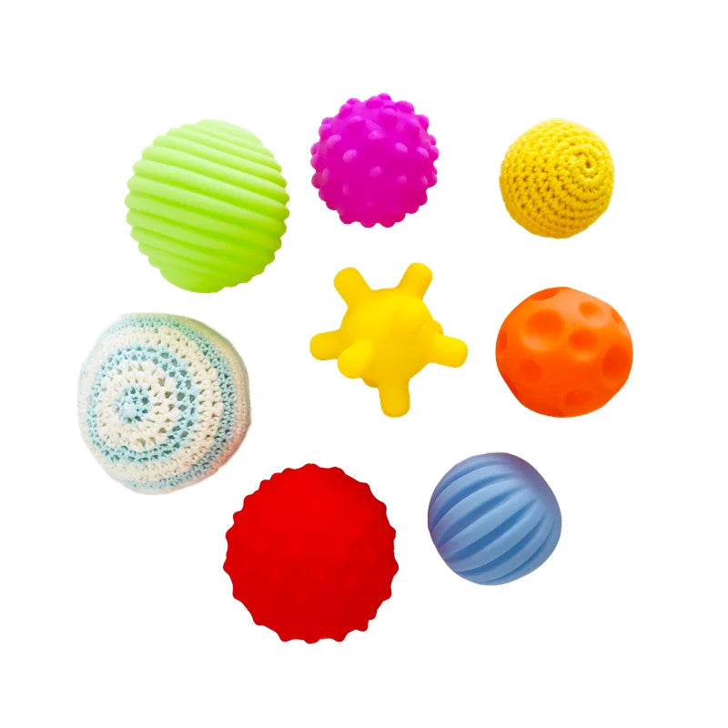 Wondermonti Tactile Treasures: Sensory Balls with Basket for Early Development